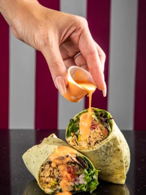 Spicy Shrimp Wrap